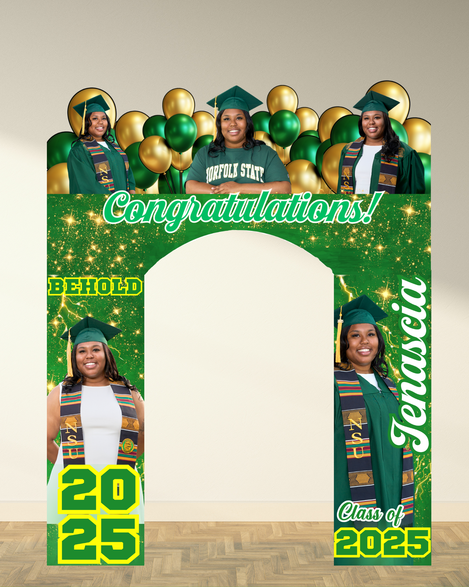 Custom Graduation Entry Arch